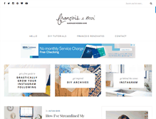 Tablet Screenshot of francoisetmoi.com